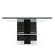 Italian marble and glass coffee table Ca.1970