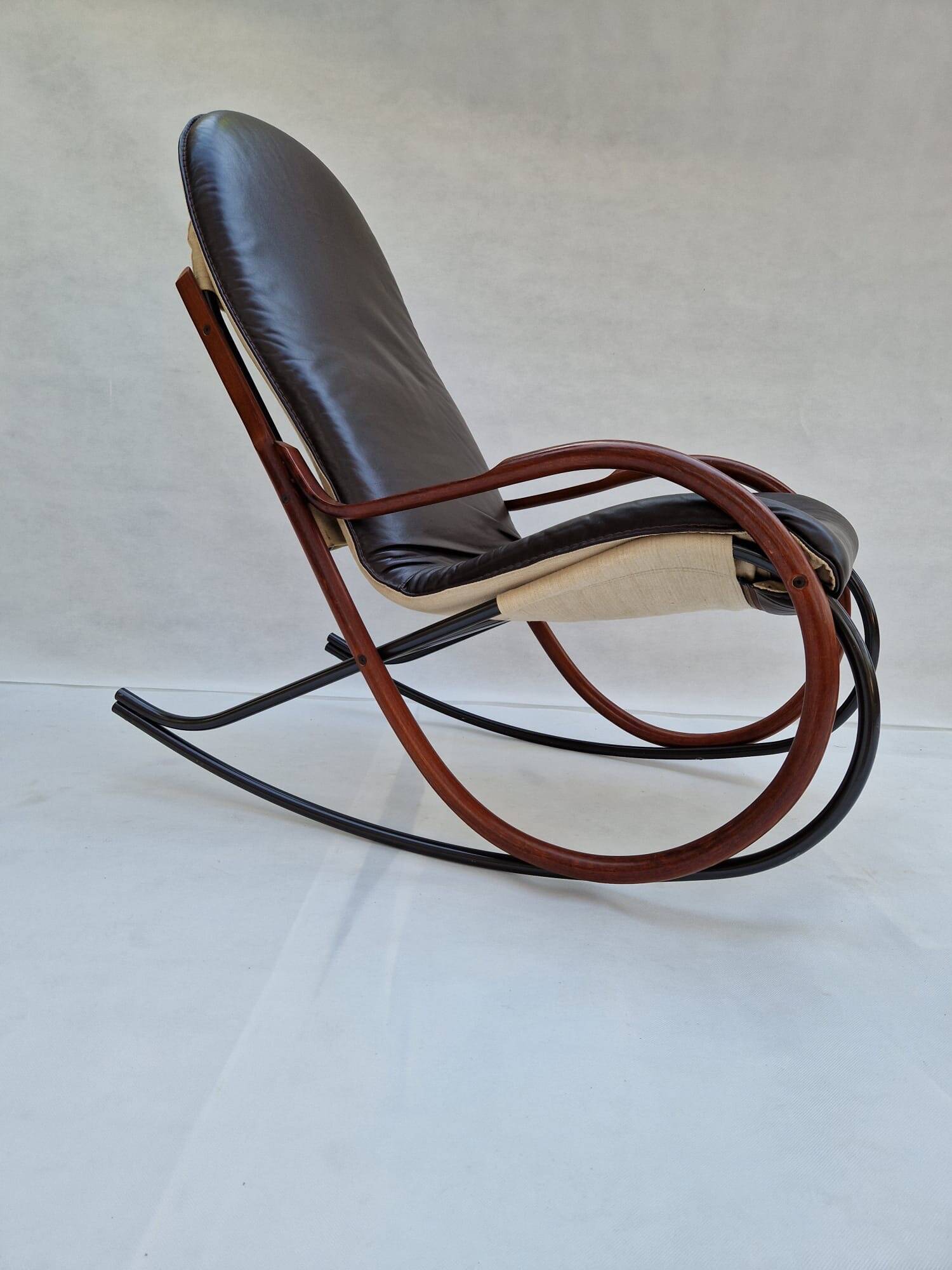 Vintage Nonna Rocking Chair by Paul Tuttle for Strässle