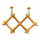 Bamboo imitation wooden coat rack and hat rack