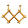 Bamboo imitation wooden coat rack and hat rack