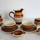 Henriot Quimper earthenware duo coffee service