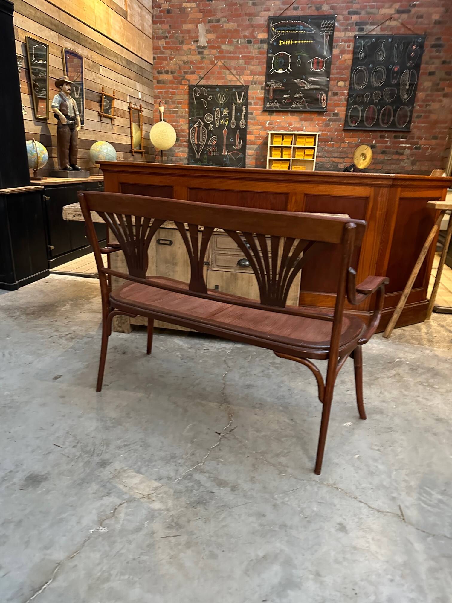 Banquette de bistrot 2 places