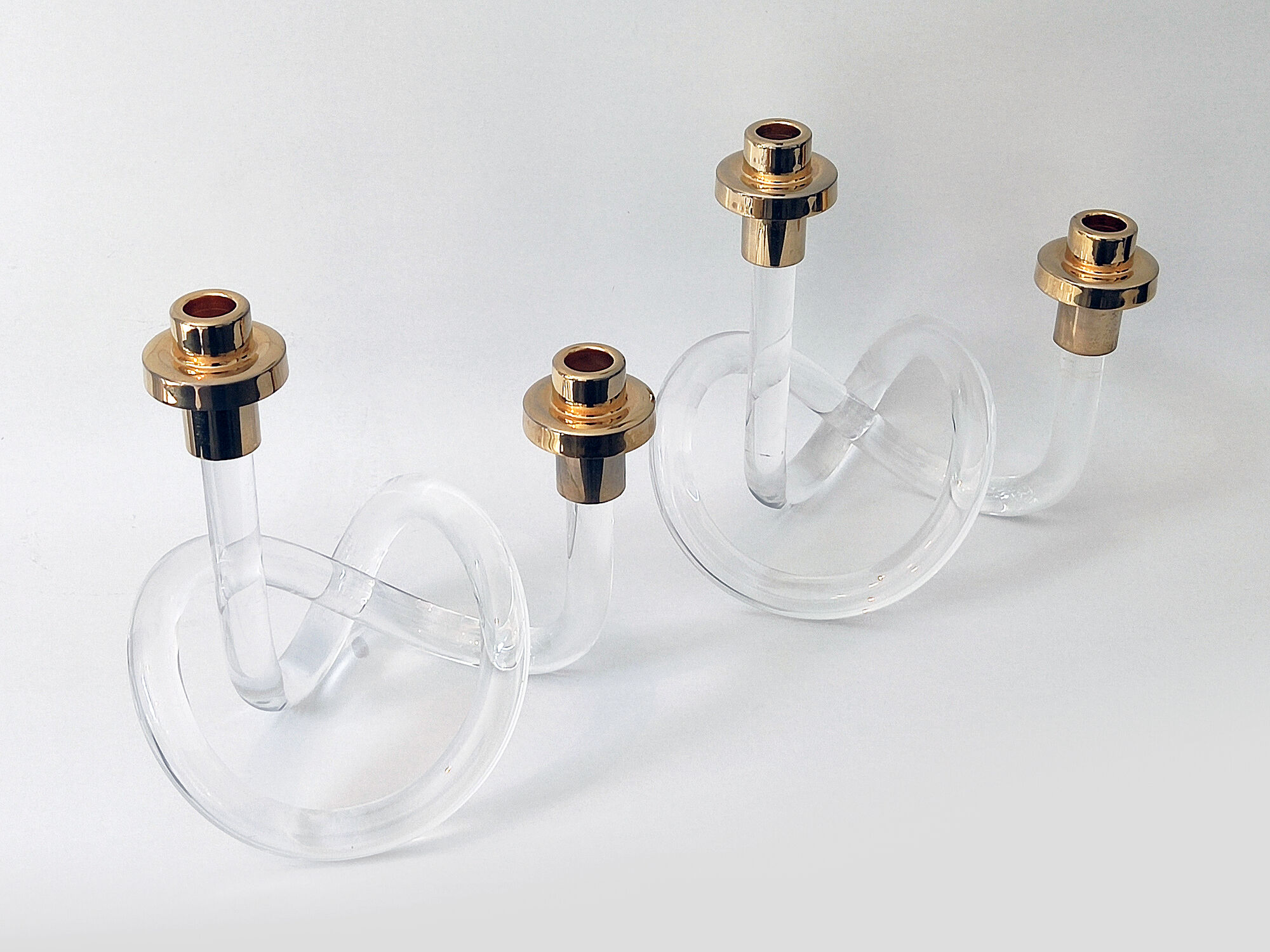 candlestick set & clock Dorothy C. Thorpe