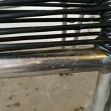 Set de 3 chaises scoubidou vintage