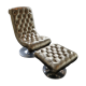 Marie's corner padded chair with matching footrest