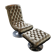 Marie's corner padded chair with matching footrest