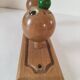 Vintage wooden children's coat rack