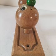 Vintage wooden children's coat rack