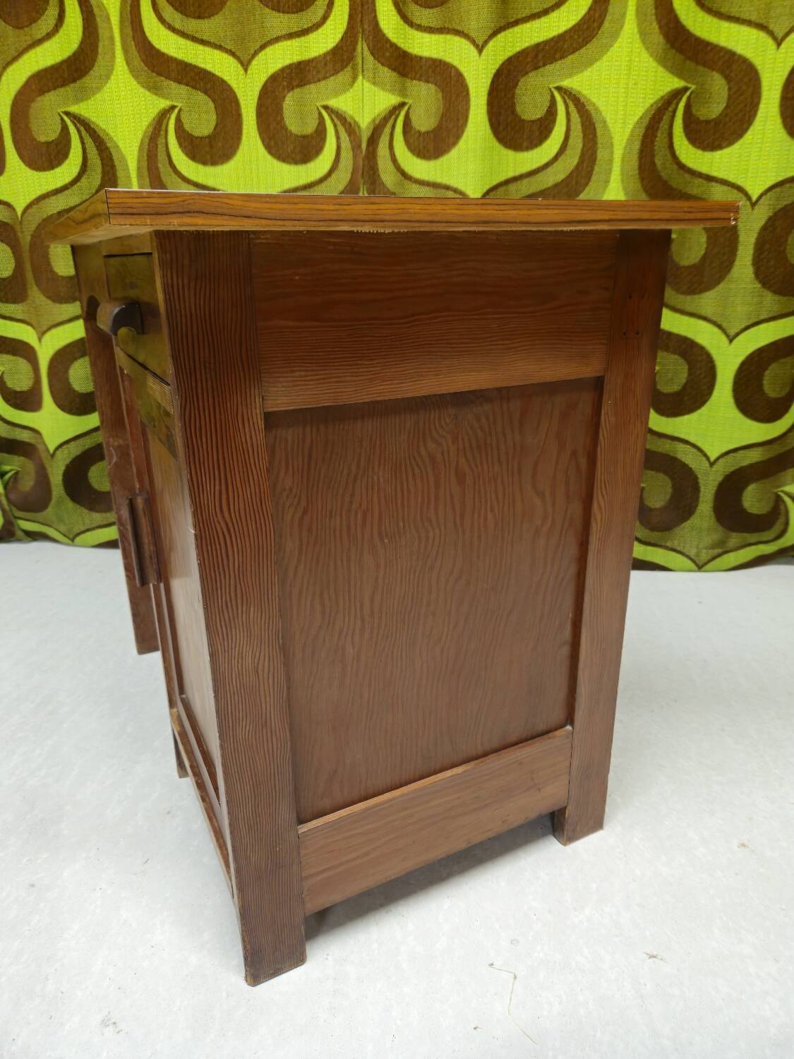 Small fir desk, workshop, 1950s