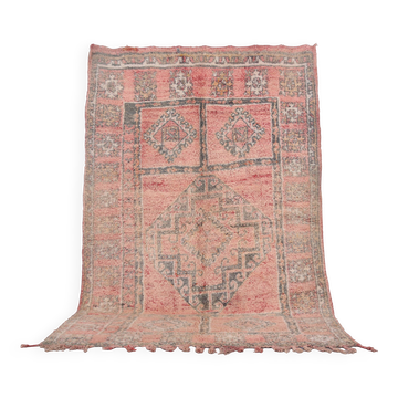 Vintage Boujaad Moroccan Rug 188 x 281 cm – Handmade All Wool Berber Carpet