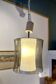 Vintage glass and opaline pendant light