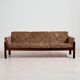 MK11213 Three-seater rosewood sofa