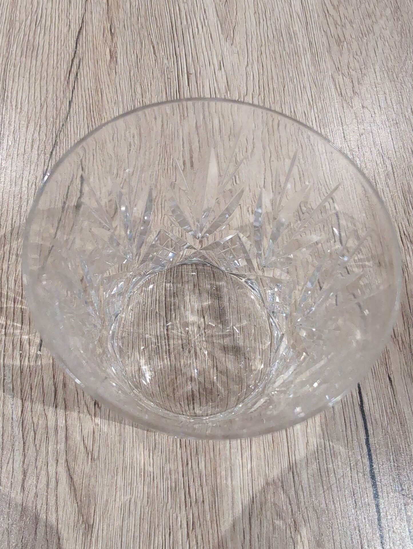 Lot 4 Verres a Whisky Cristal Taille Diamant Gobelets Old Fashioned