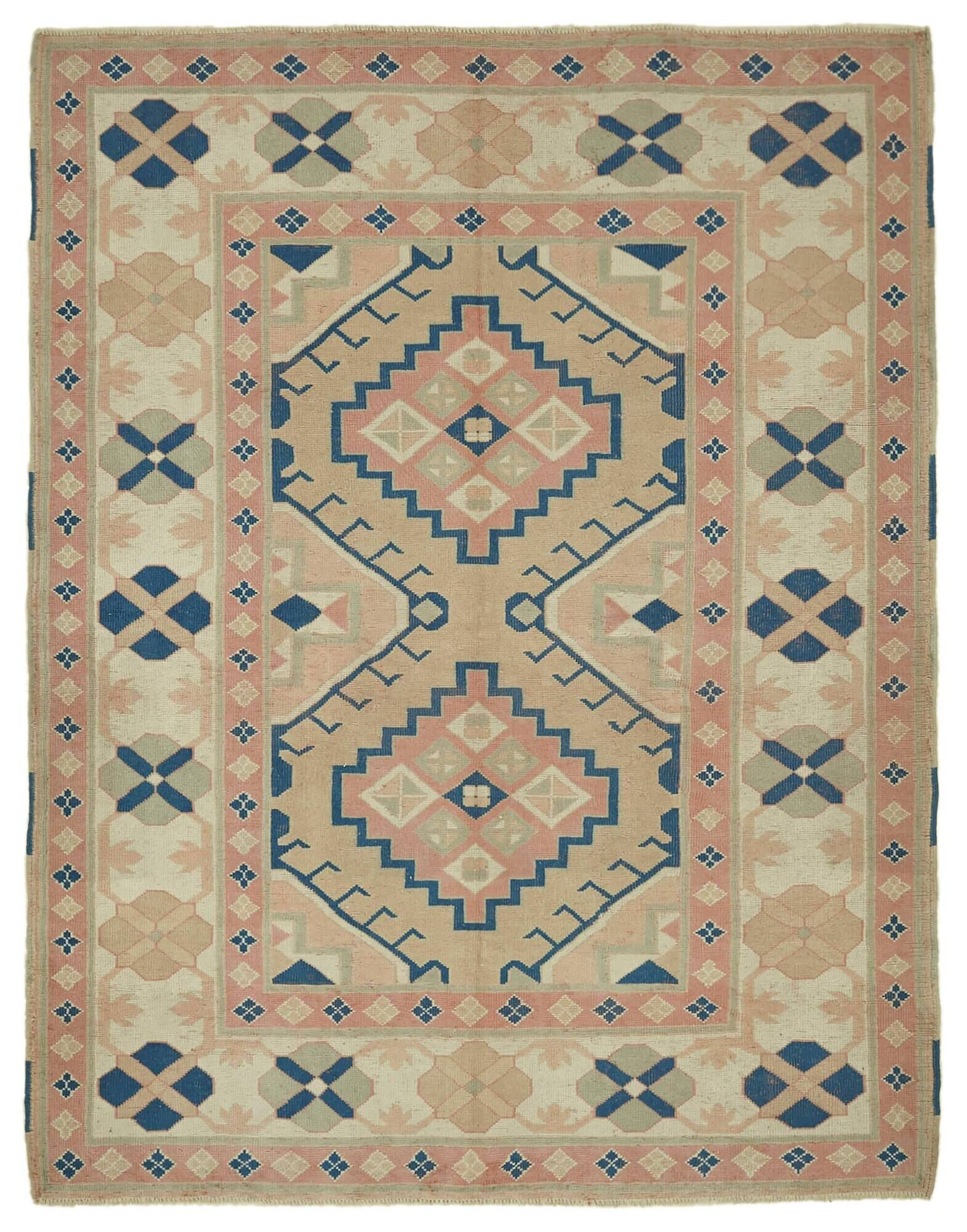 Turkish Vintage Anatolian Rug 196 cm x 250 cm