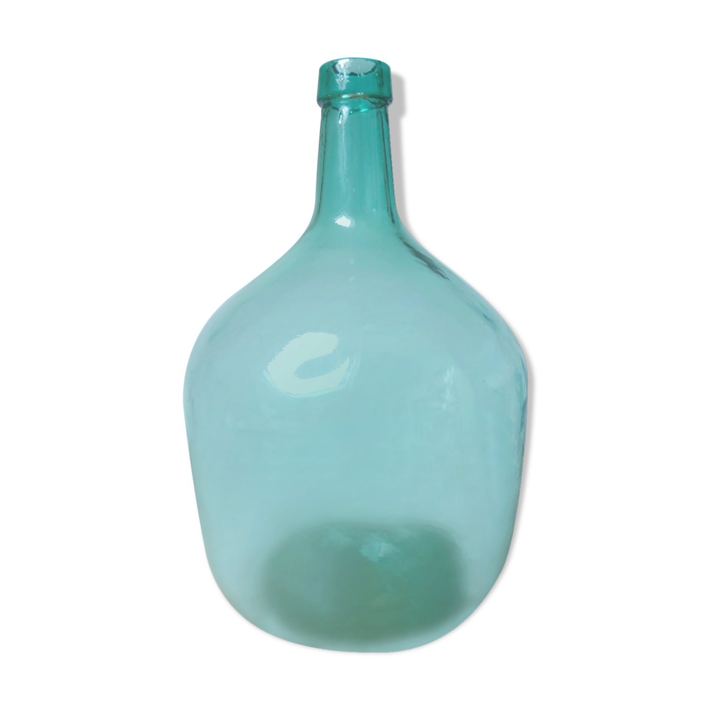 8-litre green demijohn