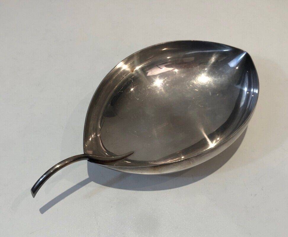 Silver-plated catchall tray