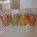 Verres granités colorés