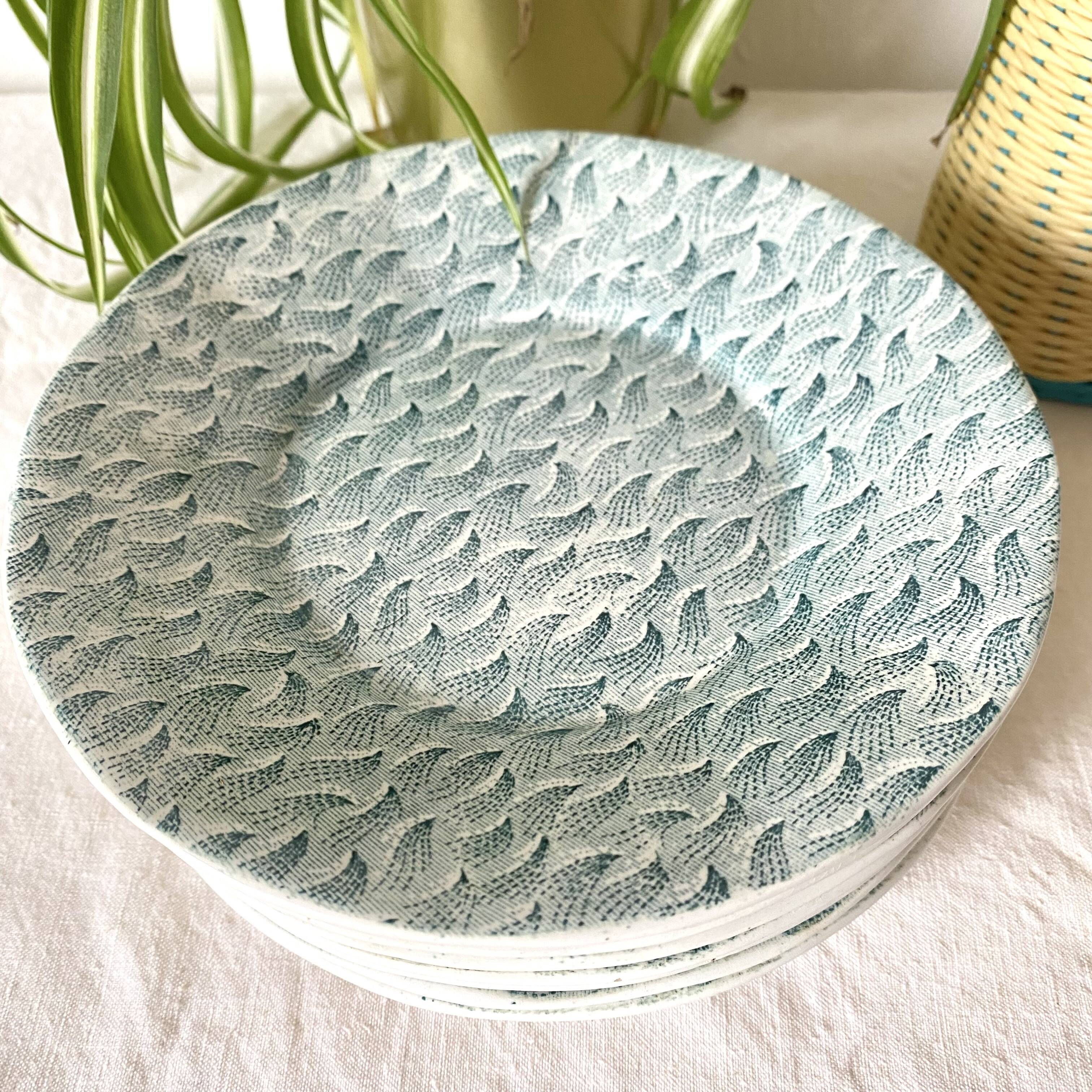 Digoin Perse dessert plates. NOT