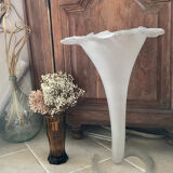 Vase en verre soufflé style Art nouveau 50cm