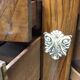 Hairdresser art deco missing in walnut