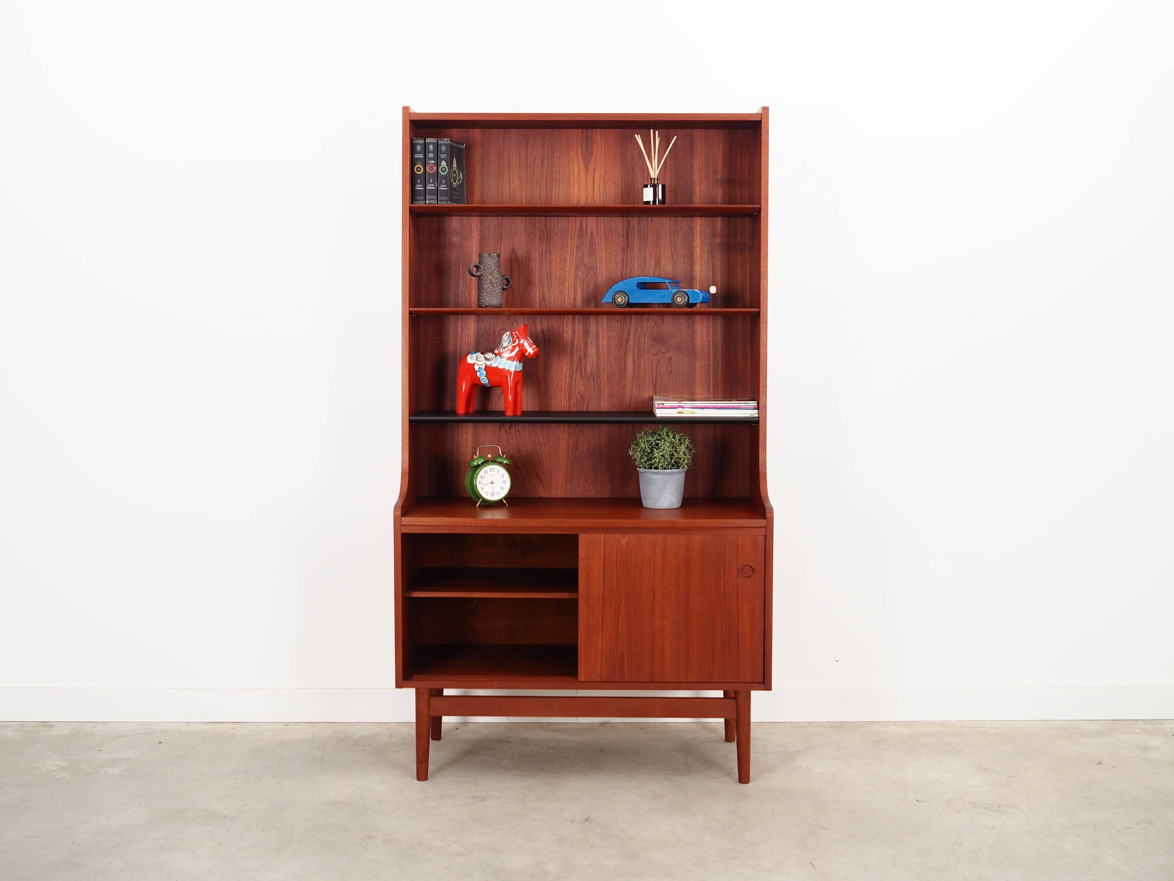 Teak bookcase, Danish design, 1960s, production: Denmark