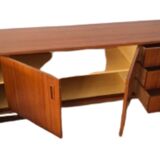 Vintage Scandinavian teak sideboard, sideboard from the 60s, 70s