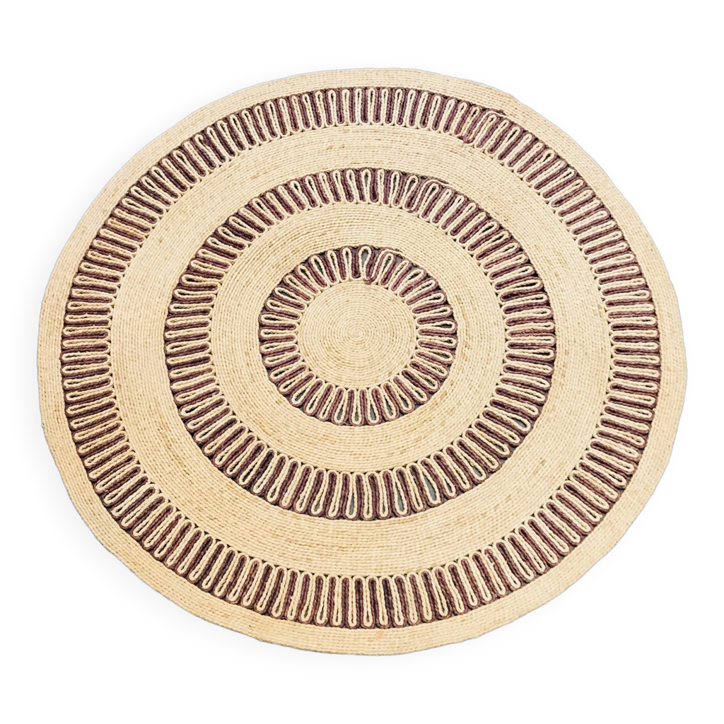 Tapis Osier Rond