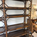 Rattan bookshelf