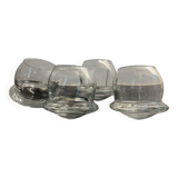 Set of 4 whiskey glasses