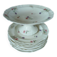 Service 8 assiettes + 1 compotier Limoges France