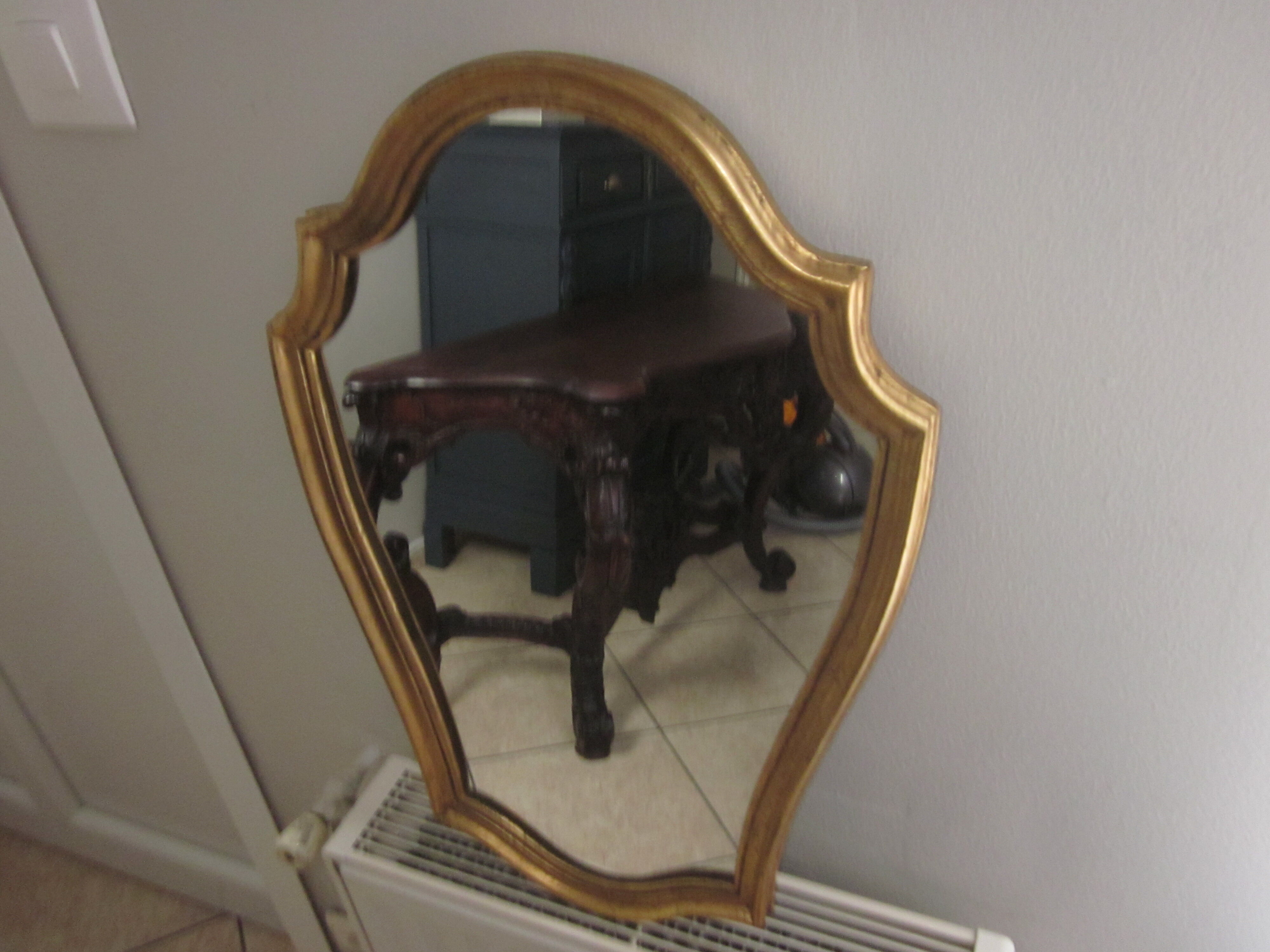 Gold style mirror