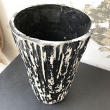 Vintage black vase
