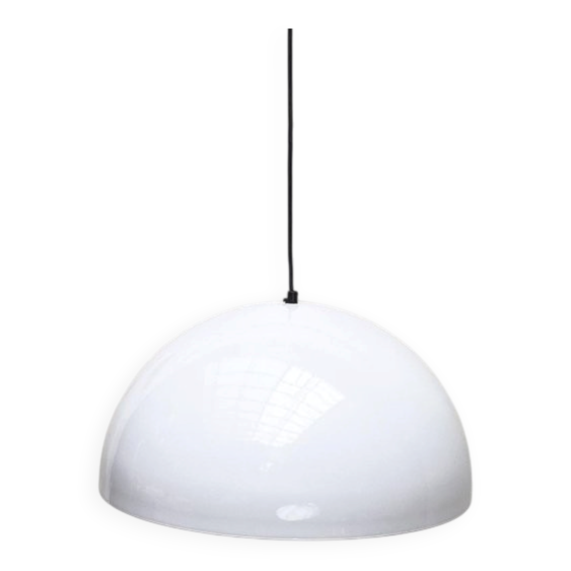 Sonorous Suspension Metal Mid-Century by Vico Magistretti for Oluce, 1970s