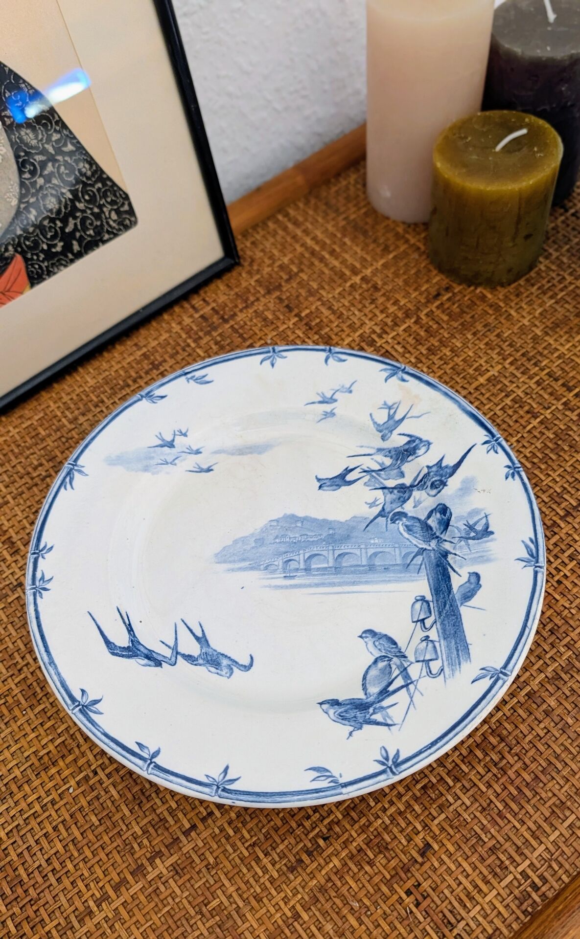 COMPOTE DISH "THE SWALLOWS"