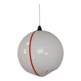 Space Age hanging lamp in plastic, Italy, 1970s