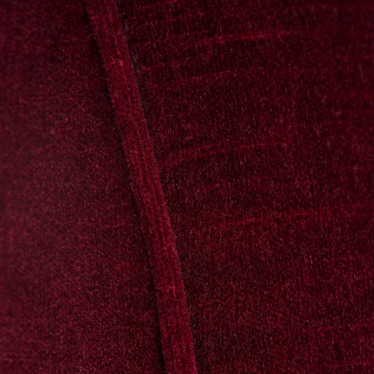 2 red velvet Amsterdam School Art Deco chairs, The Netherlands, 1930s