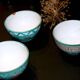 Three Robert Picault bowls, Vallauris ceramics from the 1950s.