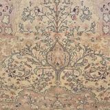 Flower Design Vintage Floor Handknotted Rug sku698