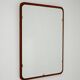 Scandinavian mirror with teak frame