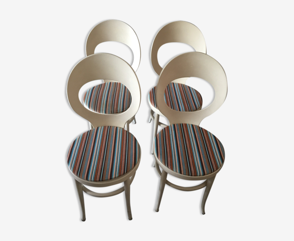 Suite de 4 chaises "fourmi" Baumann