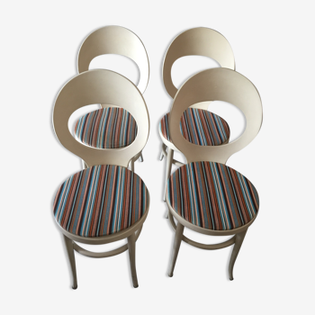 Suite of 4 chairs "ant" Baumann