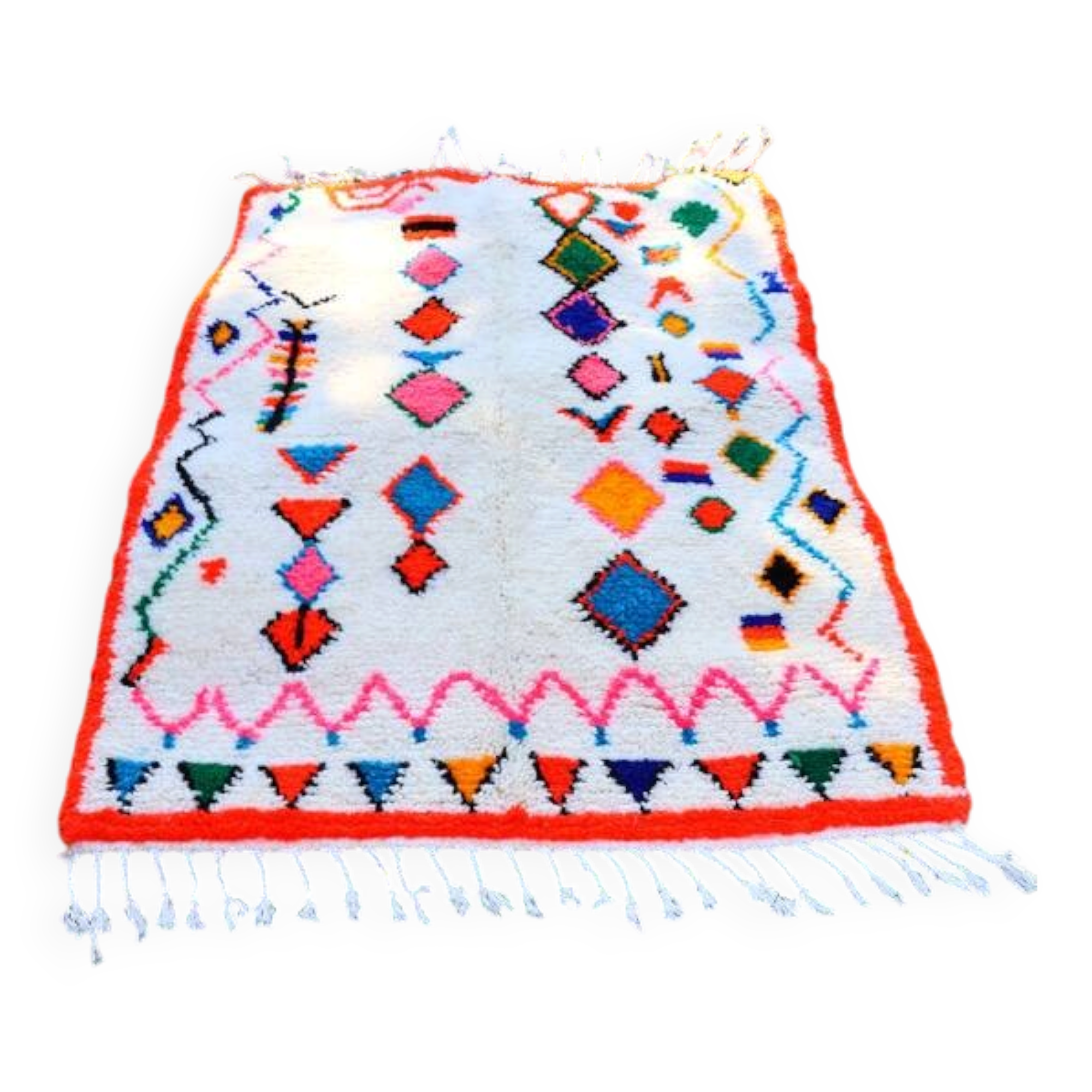 Berber wool rug – Handmade – 1.06 x 1.54