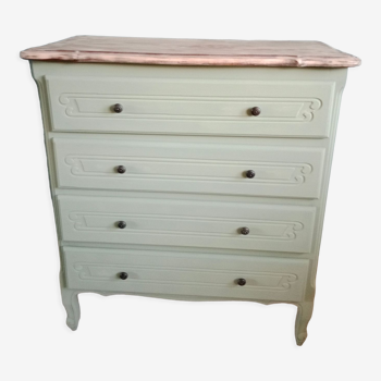 Commode vert de gris