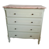 Grey green chest of drawers