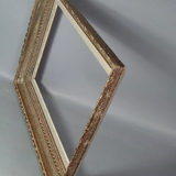 Old frame patinated wood montparnasse 59x47 foliage 46x33 cm circa 1930/50 sb104