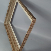 Old frame patinated wood montparnasse 59x47 foliage 46x33 cm circa 1930/50 sb104