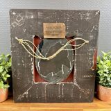 Old painting on wood signed Becker (?) – Portrait of a child