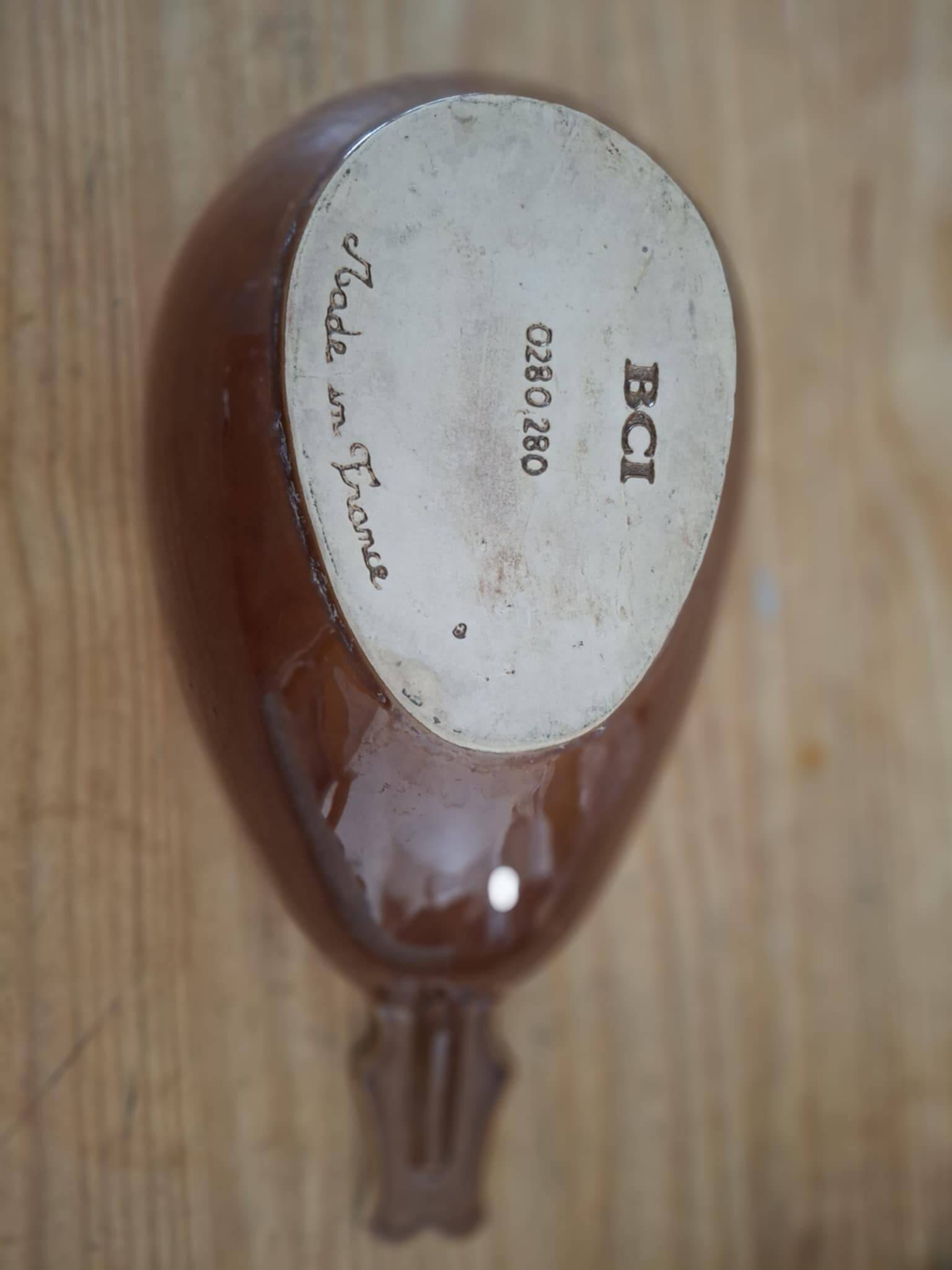 Plat en céramique - guitare - BCI France, vintage