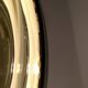 Golden Space Age Glass Pendant Lamp by Peill and Putzler