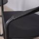 Paire de chaises "Canasta" en métal et cuir des années 1970 conçues par Arrben
